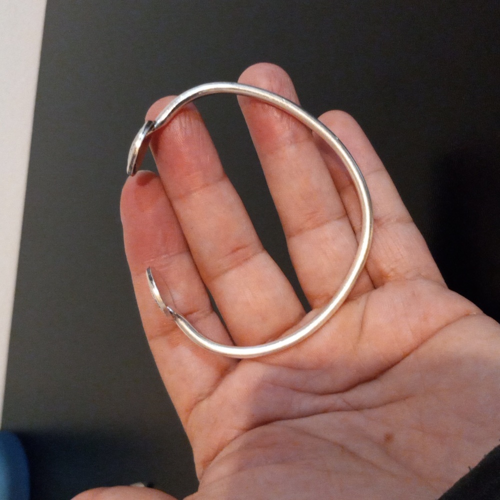 Sterling Aztec calender cuff - Picture 14 of 15